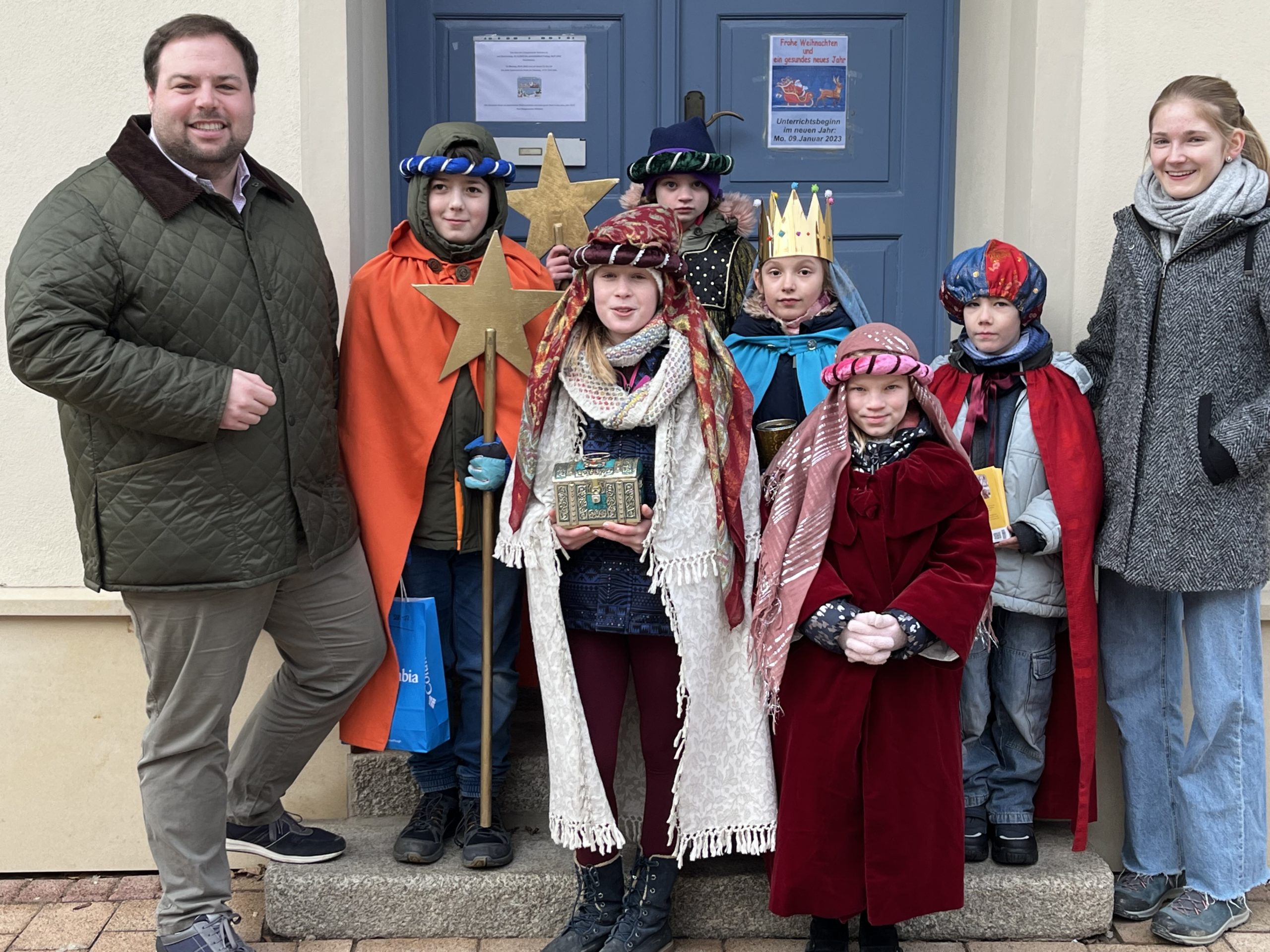 Sternsinger im Rathaus empfangen