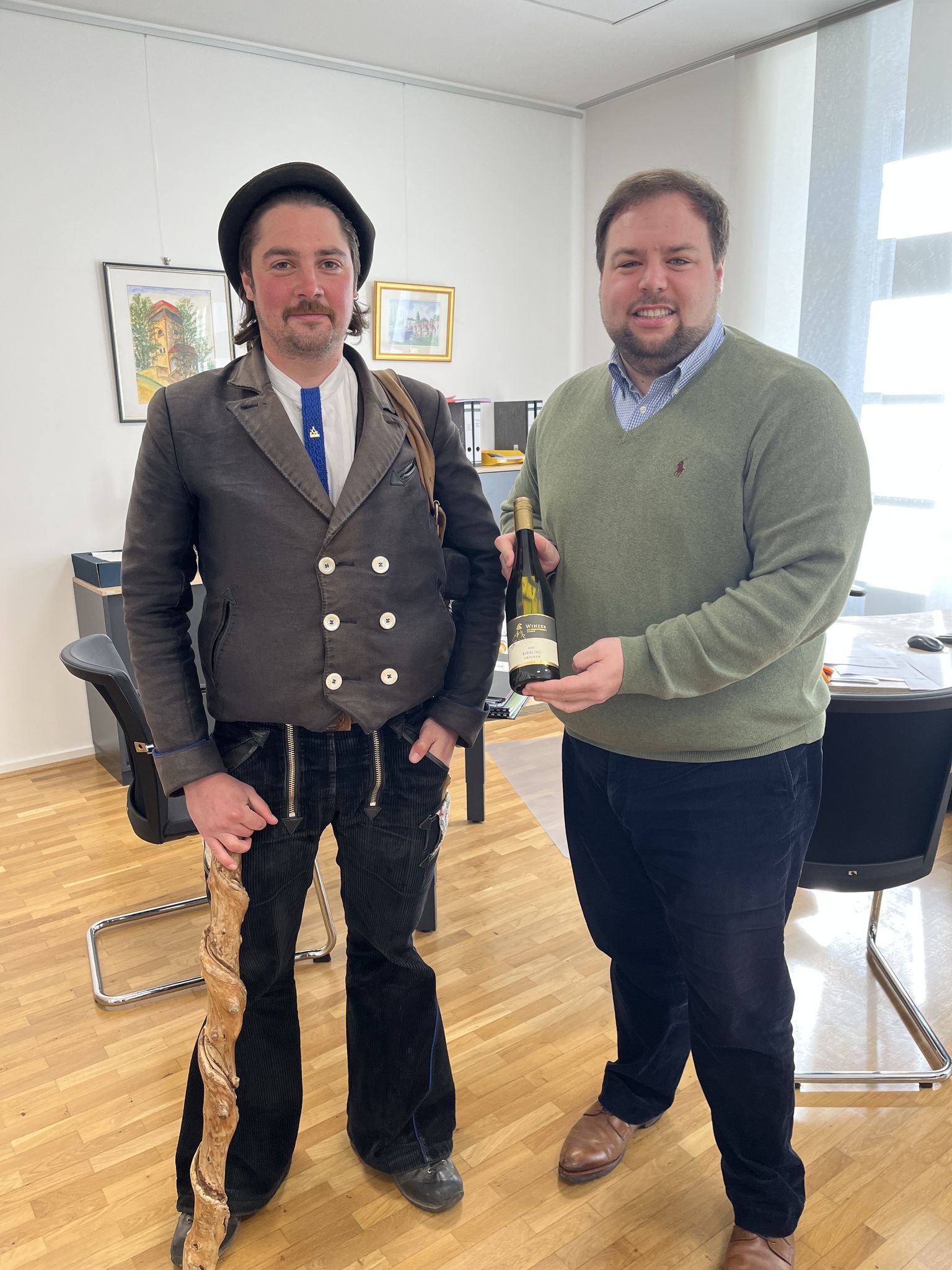 Besuch im Rathaus