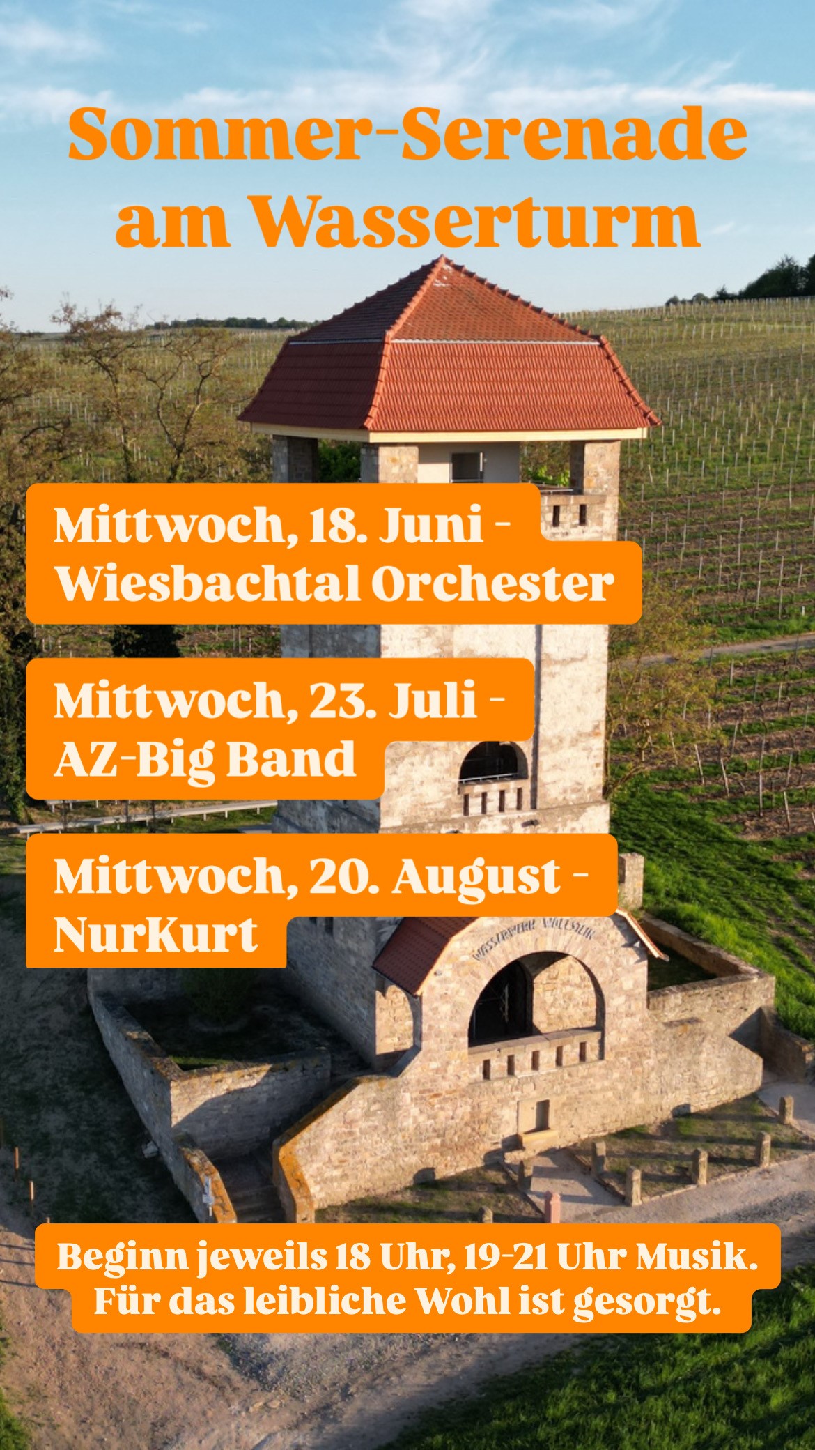 Sommer-Serenade am Wasserturm